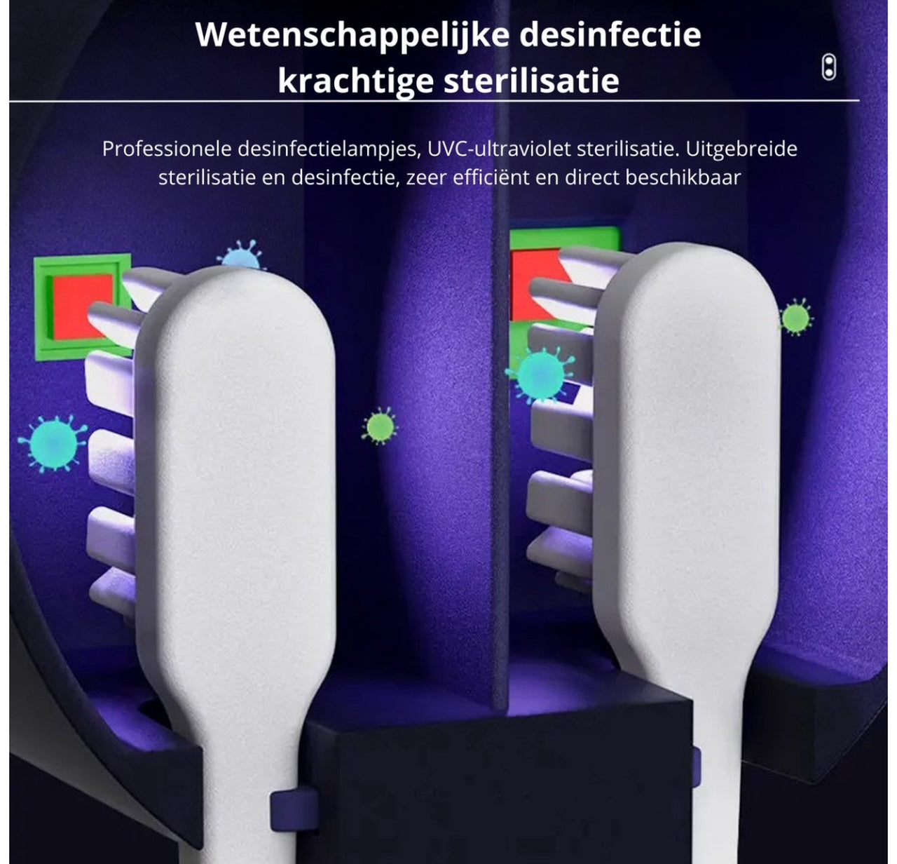 De Tandenborstel Redder - Tandenborstelhouder met Sterilisator